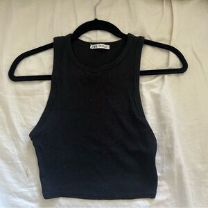Zara Racer Back Cropped Tank